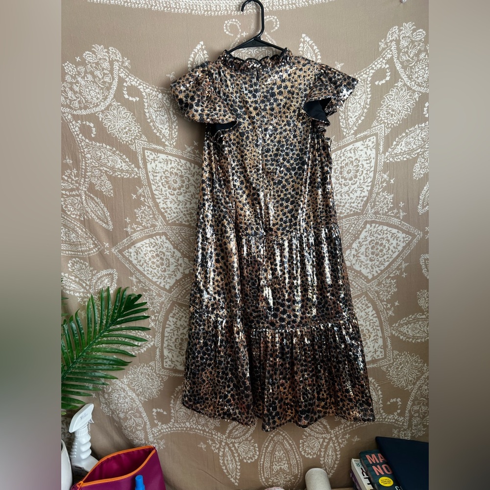 Anthropologie Joella Sequined Mini Dress - Picture 7 of 8